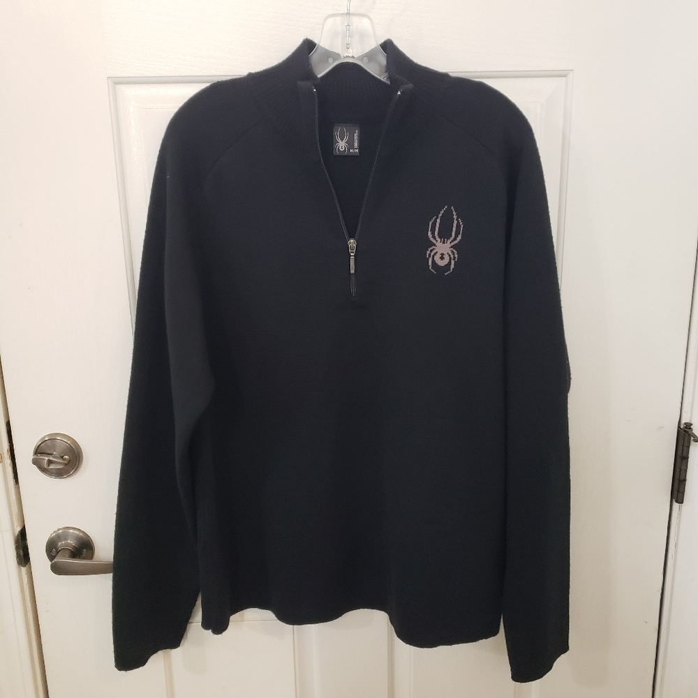 Spyder black wool